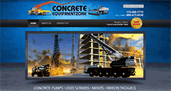 Desktop Screenshot of concreteequipmentzone.com